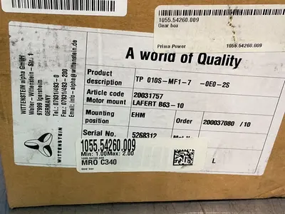 New | in-Stock WITTENSTEIN TP 010SMF170E02S Motors (misc) Ohio US | HGR 24 #1279367
