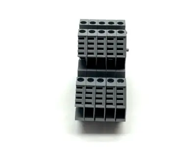 EURO D4-2 | Morsettitalia  Two Stage Feed-Through Terminal Block 43550 LOT OF 5 - Used