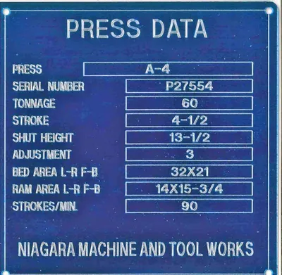 USED NIAGARA A-4