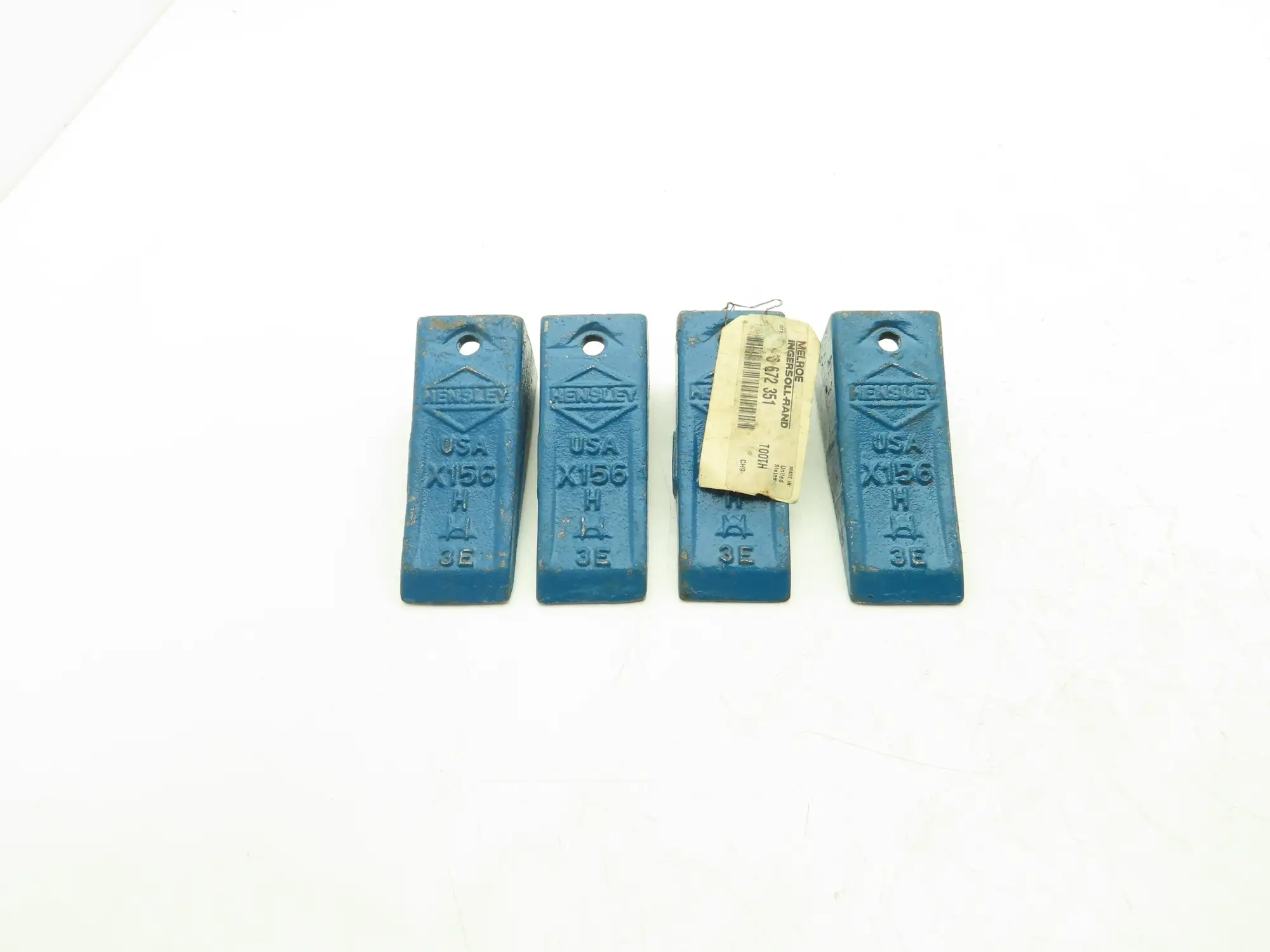 Ingersoll Rand X156 Hensley Rock Bucket Teeth 3E Type P156 Roll Pin Lot of 4