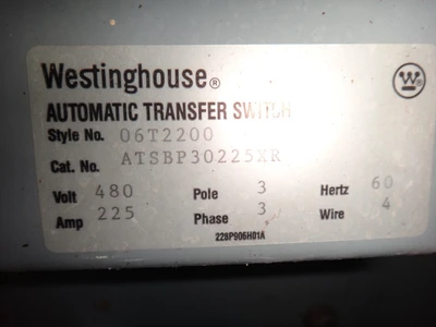 Westinghouse Transfer Switches