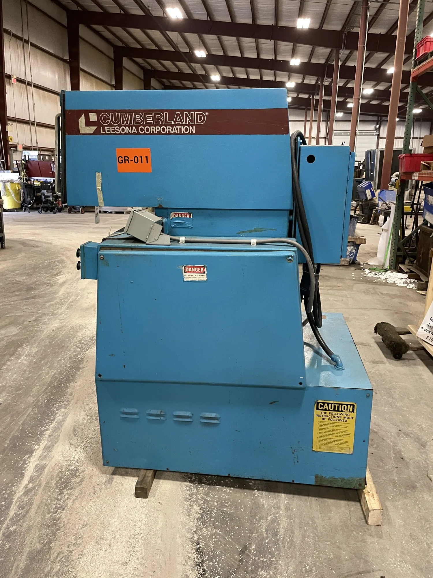 Cumberland Model 484 5/16” Plastic Granulator 16” x 14” 25HP 460V 3PH
