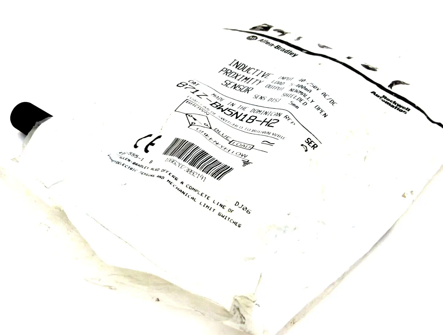 NEW ALLEN BRADLEY 871Z-BW5N18-H2 PROXIMTY SENSOR SERIES A 871ZBW5N18H2