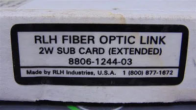 RLH 8806-1244-03 Fiber Optic Link 2W Sub Card (Extended) New NIB