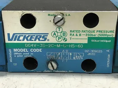 USED VICKERS DG4V-3S-2C-M-U-H5-60