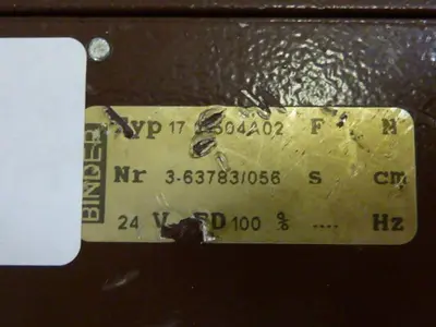 USED BINDER 1721504A02