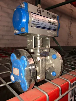 1"-150# Flo-Tite Stainless Ball Valve Air Operated Unused