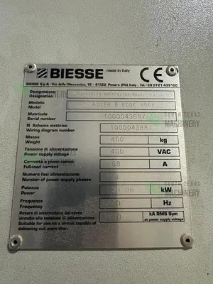 USED BIESSE ROVER B EDGE 1967
