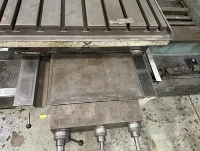 3.5"  x 40 TAPER TOS MODEL #W9 ROTARY TABLE HORIZONTAL BORING MILL WITH FACING HEAD : YOBRO 25160
