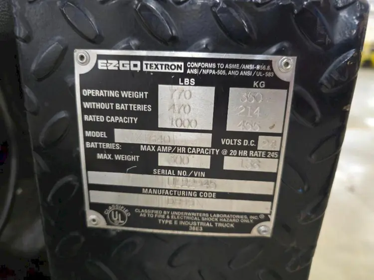 Used EZ-GO _UNKNOWN_ Maintenance Carts Ohio US | Yoder Brothers machinery #397513