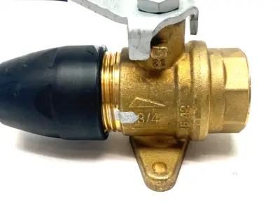 USED AIRNET BALL VALVE FEMALE 3/4" NPT TO DN20MM AIR TUBE