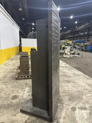 20" W X 36" X 100" HIGH PAIR OF 2 STEEL ANGLE PLATES: STOCK #22222
