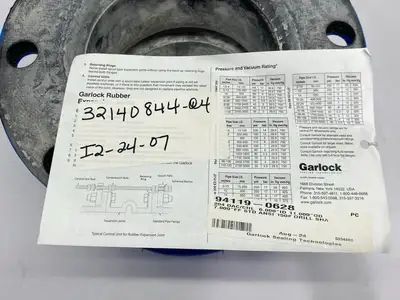 New | in-Stock Garlock Style 204 Pipe Expansion Joint, Chlorobutyl 6" ID Plumbing Equipment Michigan US | Maverick Industrial Sales #1508006