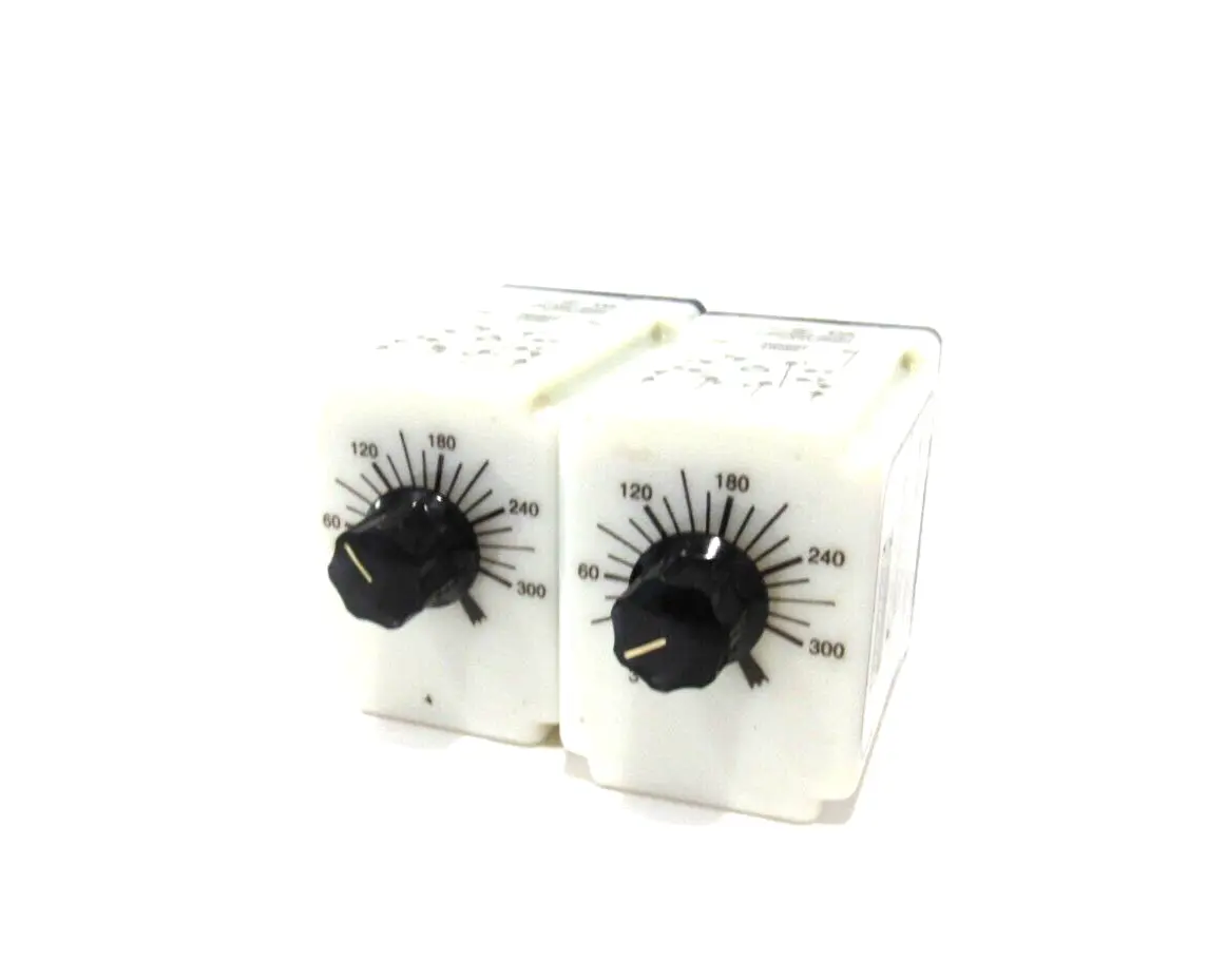 LOT OF 2 USED DAYTON 5X830F TIME DELAY RELAY