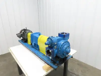 Blackmer XLW3F 3" Sliding Vane Pump Positive Displacement 7.5Hp 230/460V RH