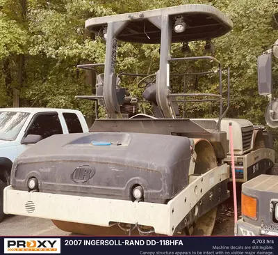 Used 2007 INGERSOLL-RAND DD-118HFA Tandem Rollers New Jersey US | Proxy Equipment #1385244