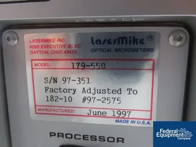 USED Beta LaserMike Beat LaserMike Gauge, Model 179