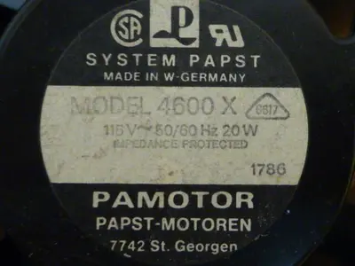 USED PAPST 4600X