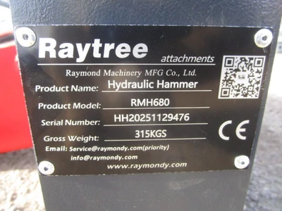 Raytree Skid Steer Concrete Breaker