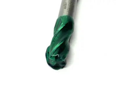 USED MHC 1/2" X 1/2" HSS 4-FLUTE END MILL, DOUBLE ENDED, CENTERCUT