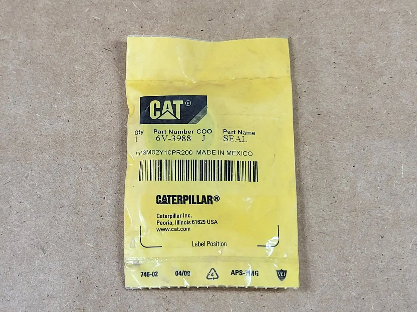 NEW CATERPILLAR 6V-3988