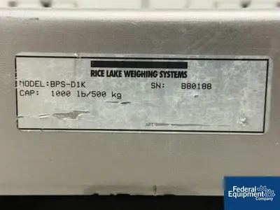 Used Rice Lake _UNKNOWN_ Scales Ohio US | Federal Equipment Company #1337792
