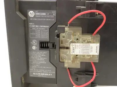 Allen Bradley 100W-B300N-2 Size 5 Contactor 2-Pole 275A 575V 3PH 120V Coil