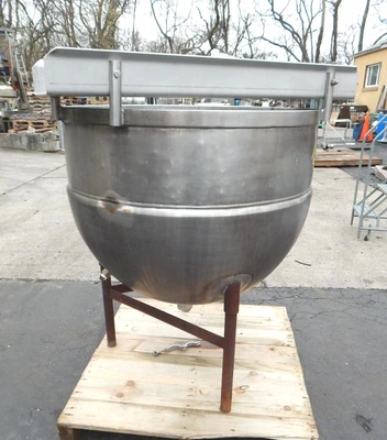 USED BH HUBERT AND SONS 150 GALLON KETTLE