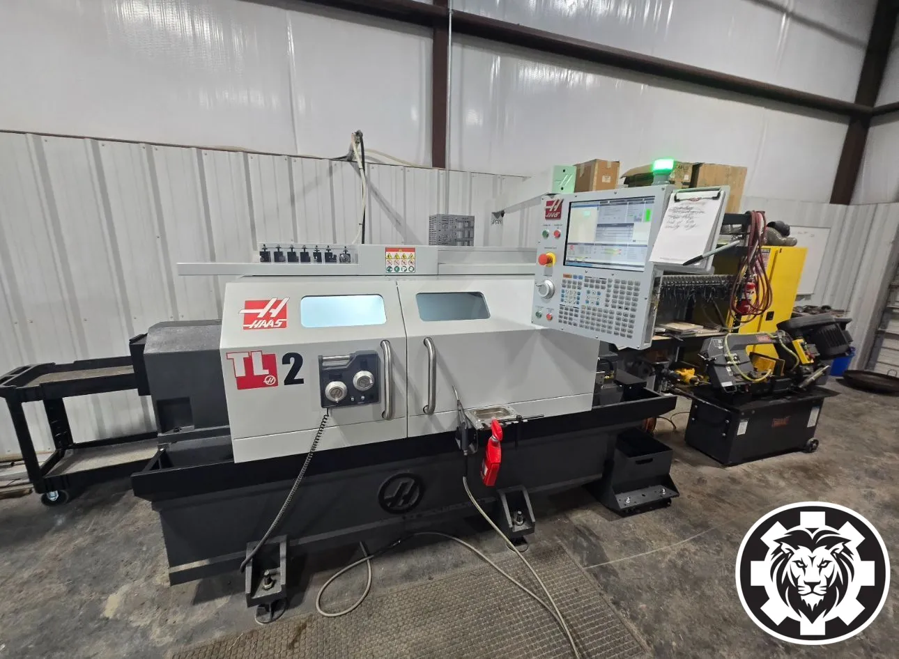 Haas TL-2 CNC Lathe, 2023 - 7 Cut Hours, Tailstock