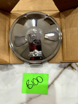 King of the Road Mirrors Inc. 6" Convex Ballstud Mirror - Chrome ( BOLT ON)