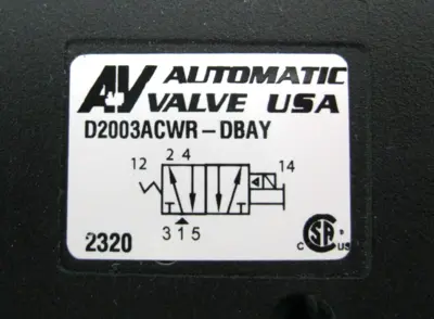 NEW Automatic Valve USA D2003ACWR-DBAY