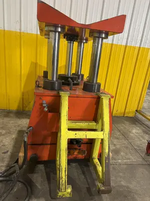 11,000 LBS X 51" SEN FUNG MODEL #UC4A MOTORIZED COIL REEL UNCOILER & COIL CAR: STOCK #23646