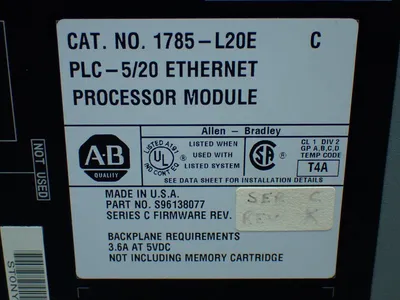 Used ALLENBRADLEY 1785L20E PLC Processors Ohio US | HGR 24 #1095264