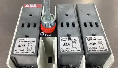 ABB OS30FACC12 w/KLDR1 Fuses 600VAC 30A 4D-46
