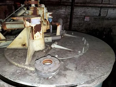 Sharples SP-5500 solid bowl basket centrifuge, 316SS.