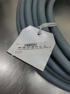 USED FANUC WE-7147-258-014 AUX Motor Power Cable, 14m