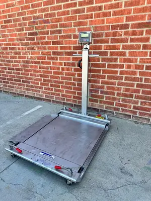 Used METTLER TOLEDO 2888 STAINLESS STEEL SCALE W/ HAWK READOUT 1000 LBS  36 X 36 Scales California US | Equipment Lab #1394844