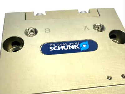 PGF 100-AS | Schunk  Universal Gripper, Size 100 23.5mm Stroke Per Jaw 1150N 340381 - New – Open box