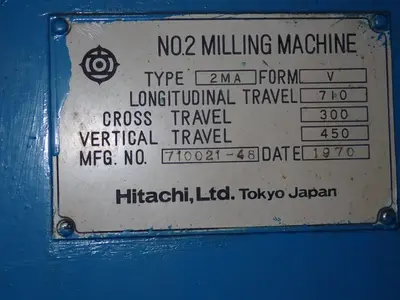 USED 1970 HITACHI NO. 2 / 2MA
