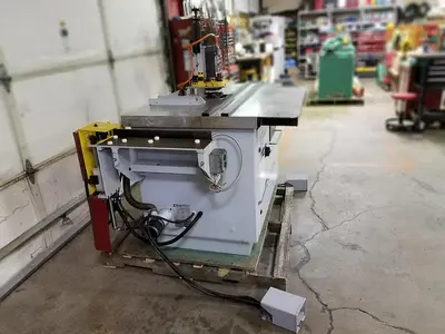 USED BRANDT OPTIMAT F-13 TOP AND BOTTOM TRIMMER