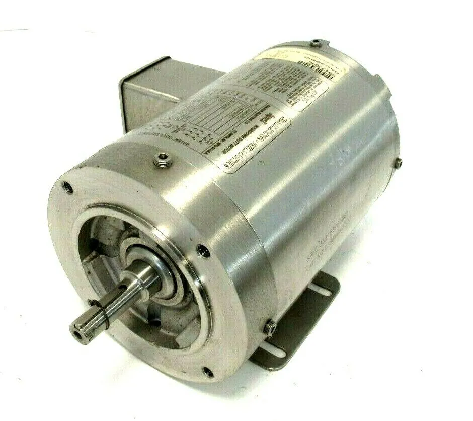 NEW BALDOR CSSEWDM3537 MOTOR .5HP 208-230/460V 3500RPM 5/8" DIA. STAINLESS STEEL
