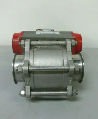 USED TRIAD CONTROLS 2R300SR 150 PSI ACTUATOR + 4" CF8M 1000 WOG VALVE & APL-210N