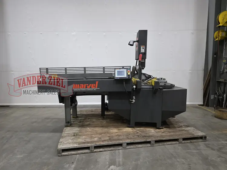 Used MARVEL MANUFACTURING 380 VERTICAL TILT FRAME SAW Vertical Band Saws Michigan US | Vander Ziel Machinery Sales #483377