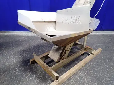 Feeding Concepts Inc.  112" X 8" Incline Conveyor Belt
