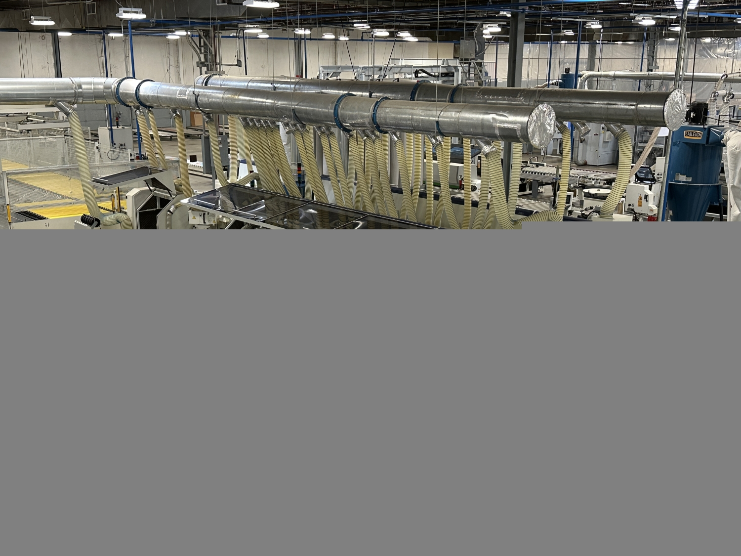 Stefani Evolution SSB Double-Sided Edgebander w/ Mahros Automatic Vacuum Loading & Unloading