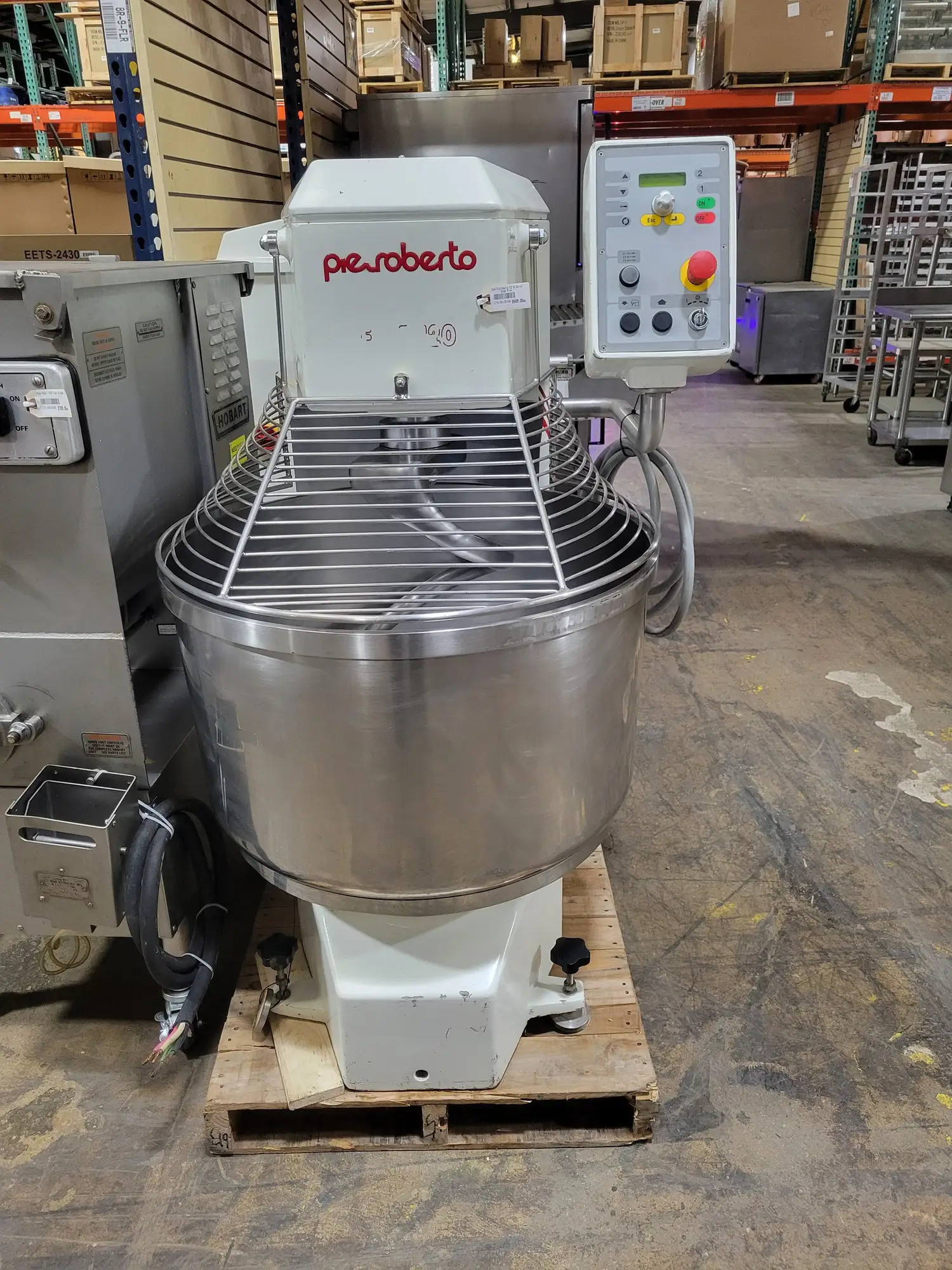 Used Pietroberto 120 KG Spiral Dough Mixer