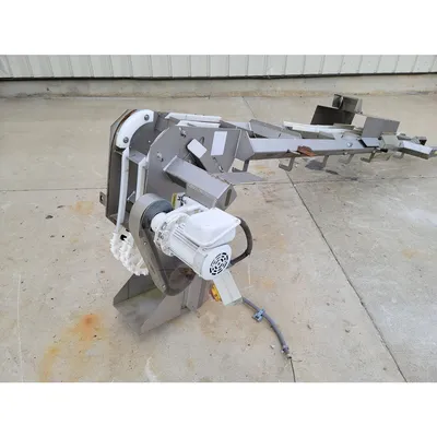 Used Smalley 11'-3" DG Vertical Bucket Lift Plastic Conveyor