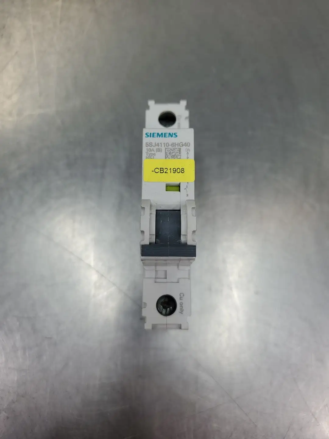 USED Siemens 5SJ4110-6HG40 Circuit Breaker, 10A, 1 Pole