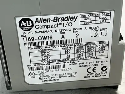 USED ALLEN BRADLEY 1764-24BWA SER B