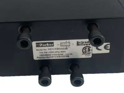 NEW PARKER SCHRADER BELLOWS H21-VXB-G023B SOLENOID VALVE 2P H21VXBG023B